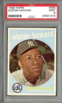 1959 Topps #395 Elston Howard - PSA MINT 9 